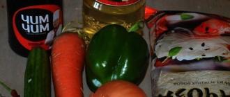 Салат из фунчозы: рецепты Салат с фунчозой самый простой